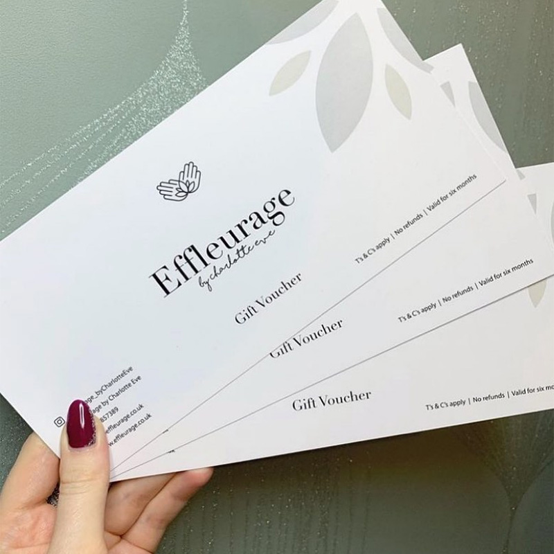Gift Vouchers at Effleurage